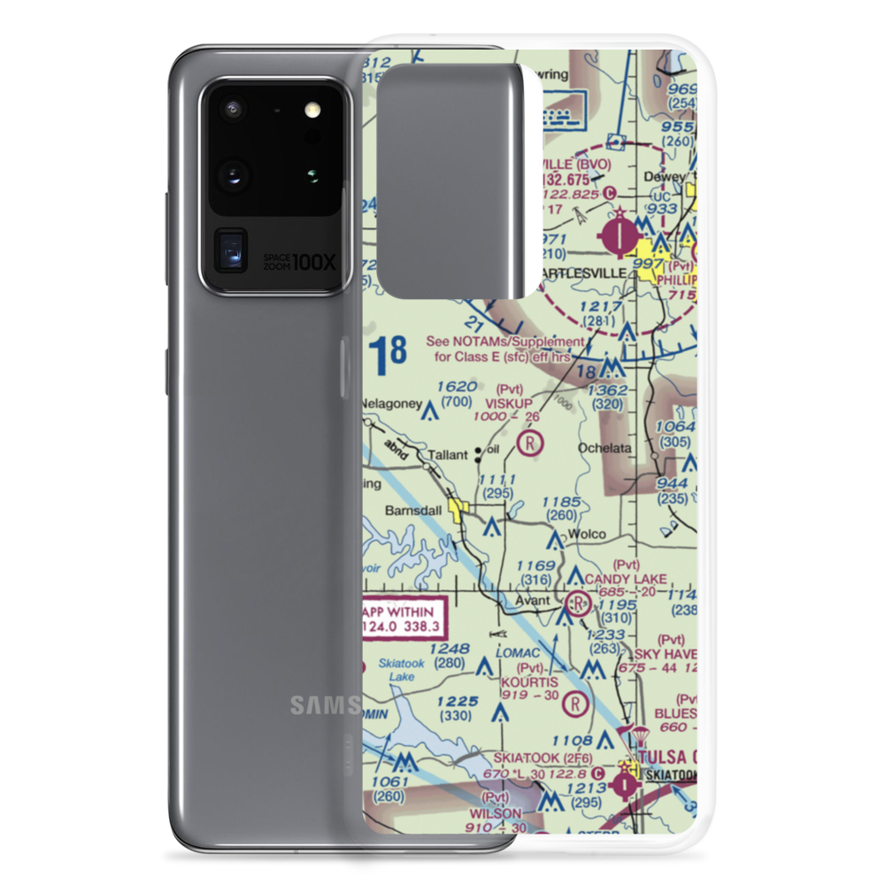 Viskup Family Field (0OK2) VFR Sectional Samsung Case Samsung Galaxy S20 Ultra model shown