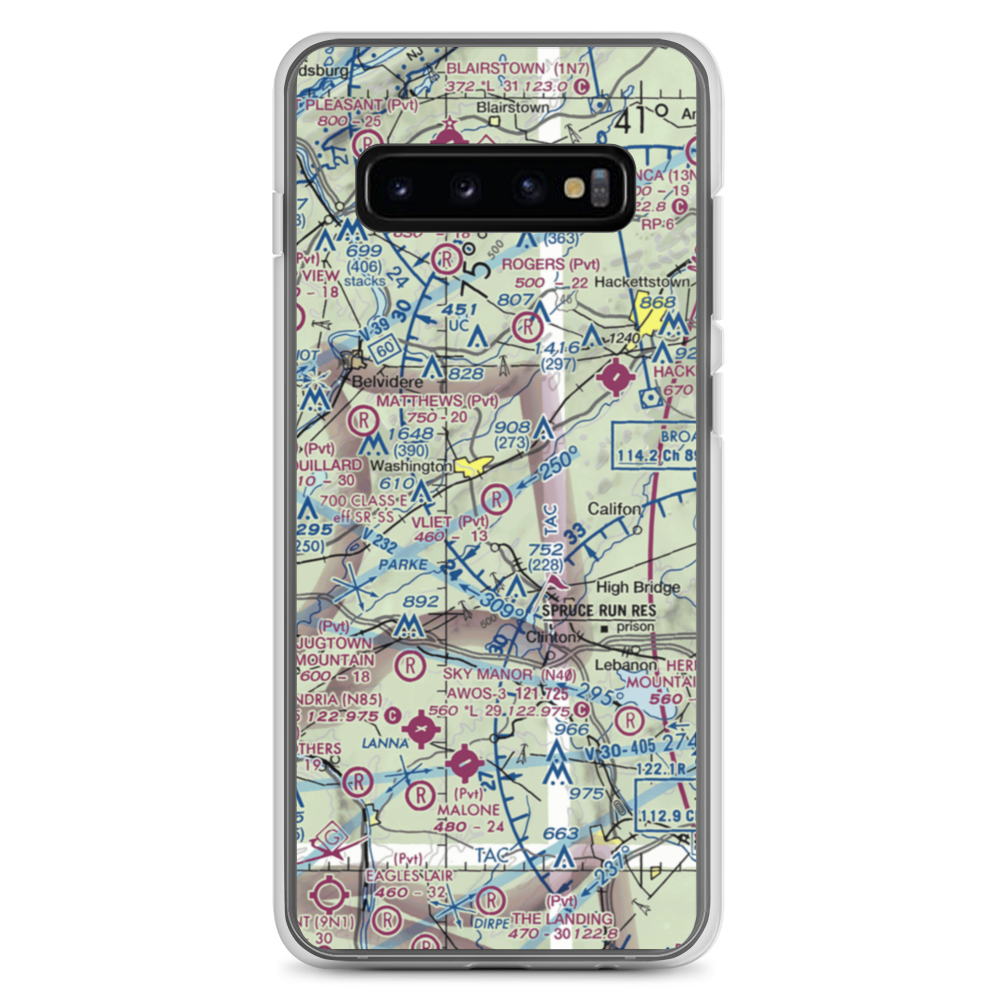 Vliet Airport (6NJ1) VFR Sectional Samsung Case Samsung Galaxy S10+ model shown