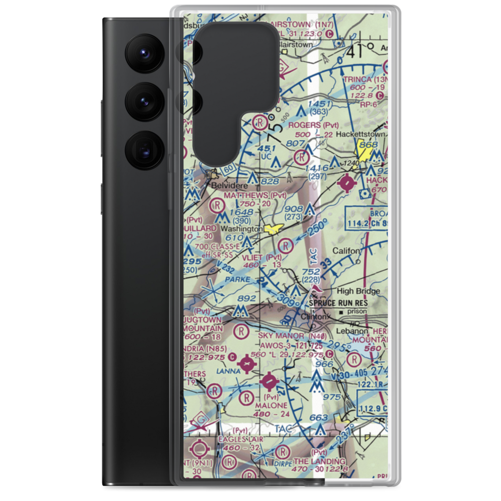 Vliet Airport (6NJ1) VFR Sectional Samsung Case Samsung Galaxy S22 Ultra model shown