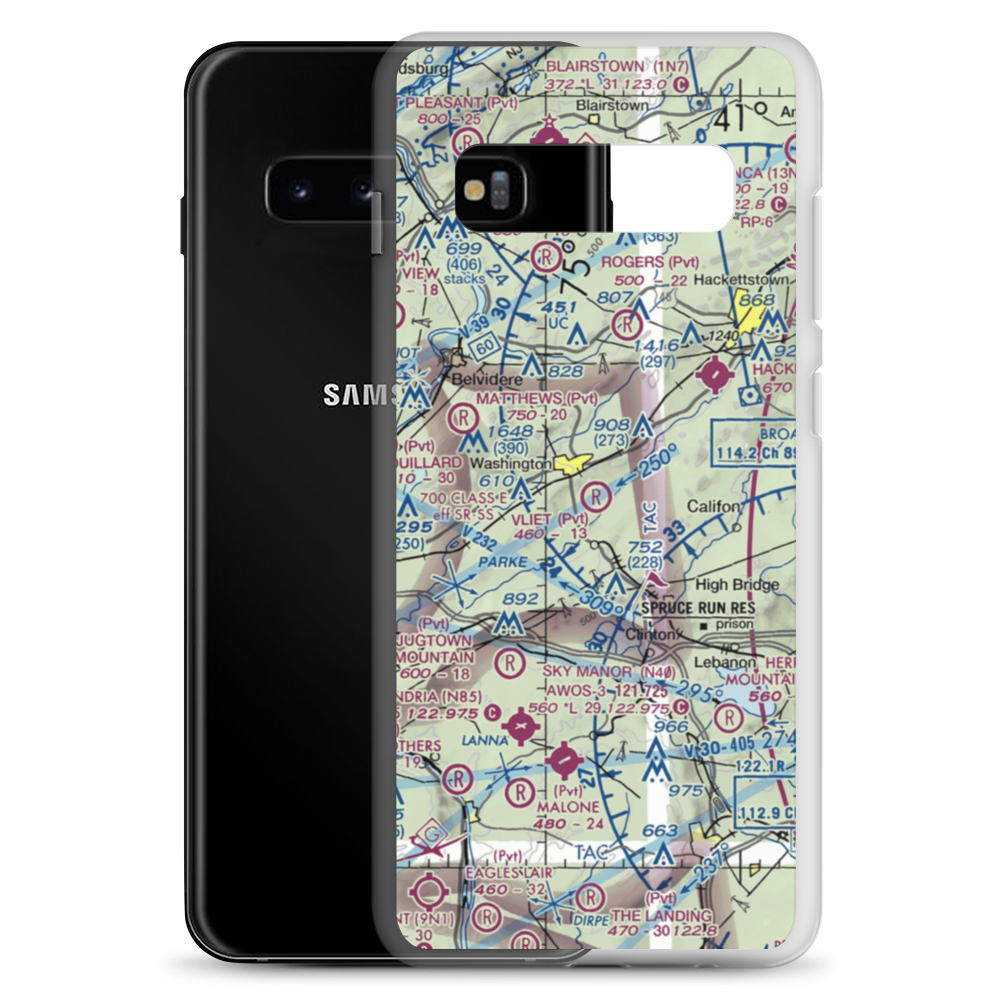 Vliet Airport (6NJ1) VFR Sectional Samsung Case Samsung Galaxy S10+ model shown
