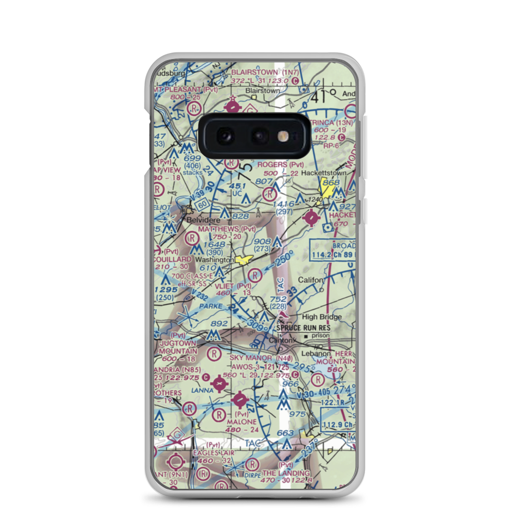 Vliet Airport (6NJ1) VFR Sectional Samsung Case Samsung Galaxy S10e model shown