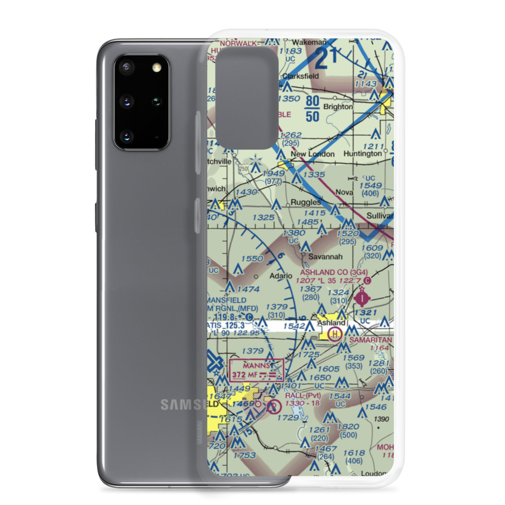 Vogel Airpark (3OI6) VFR Sectional Samsung Case Samsung Galaxy S20 Plus model shown