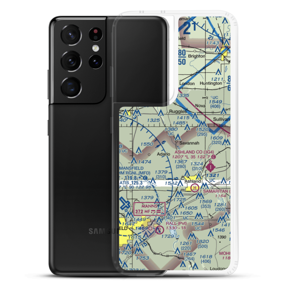 Vogel Airpark (3OI6) VFR Sectional Samsung Case Samsung Galaxy S21 Ultra model shown