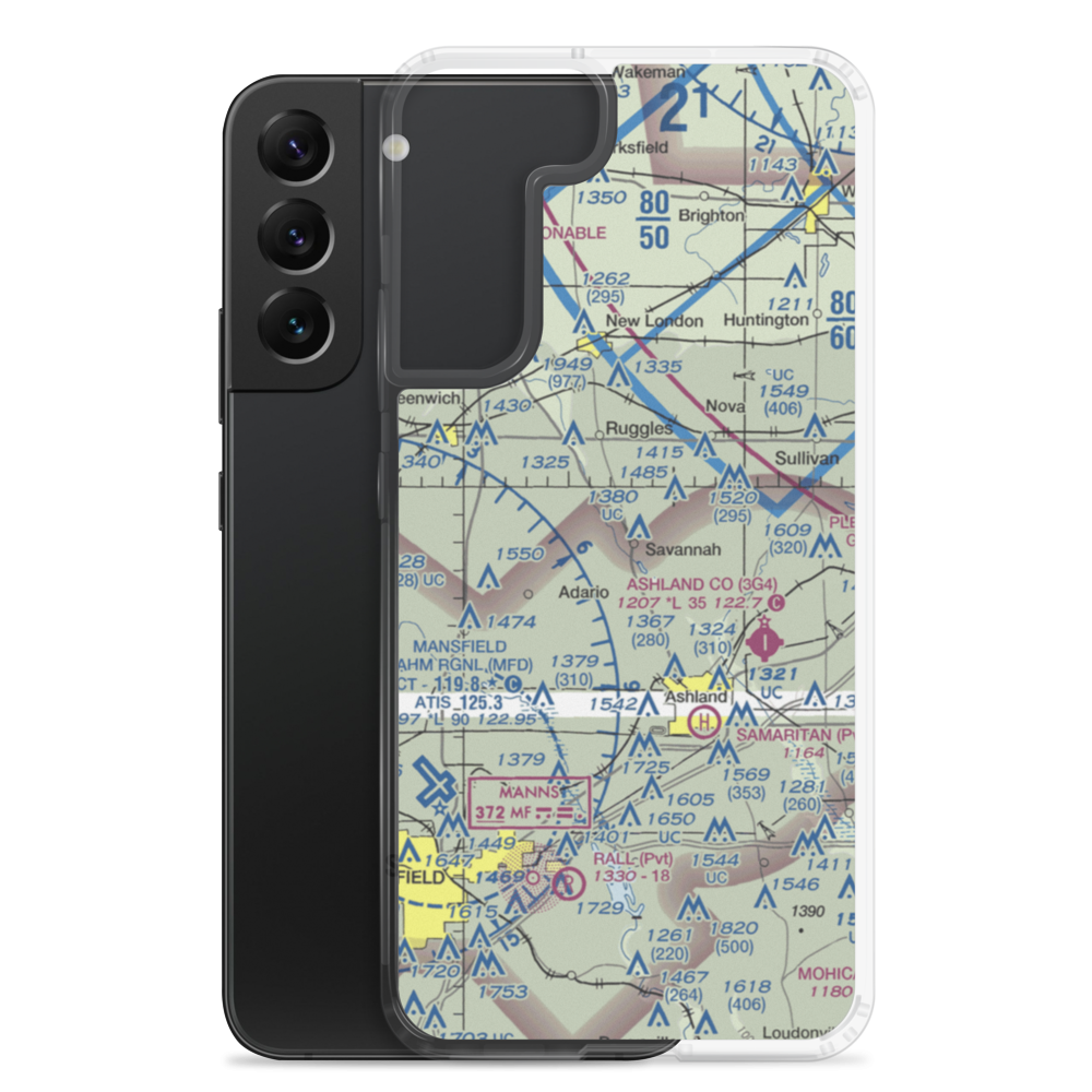 Vogel Airpark (3OI6) VFR Sectional Samsung Case Samsung Galaxy S22 Plus model shown