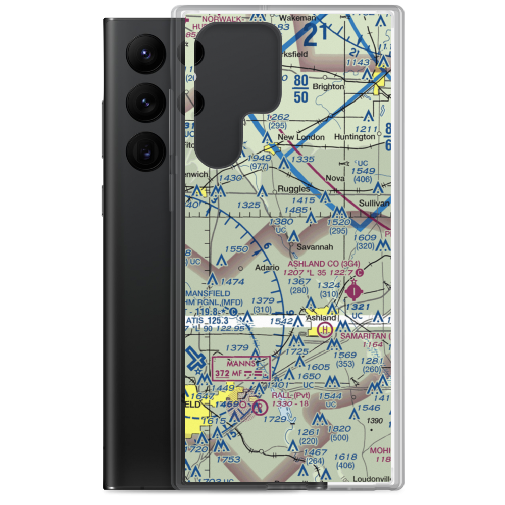 Vogel Airpark (3OI6) VFR Sectional Samsung Case Samsung Galaxy S22 Ultra model shown