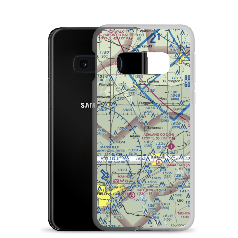 Vogel Airpark (3OI6) VFR Sectional Samsung Case Samsung Galaxy S10e model shown