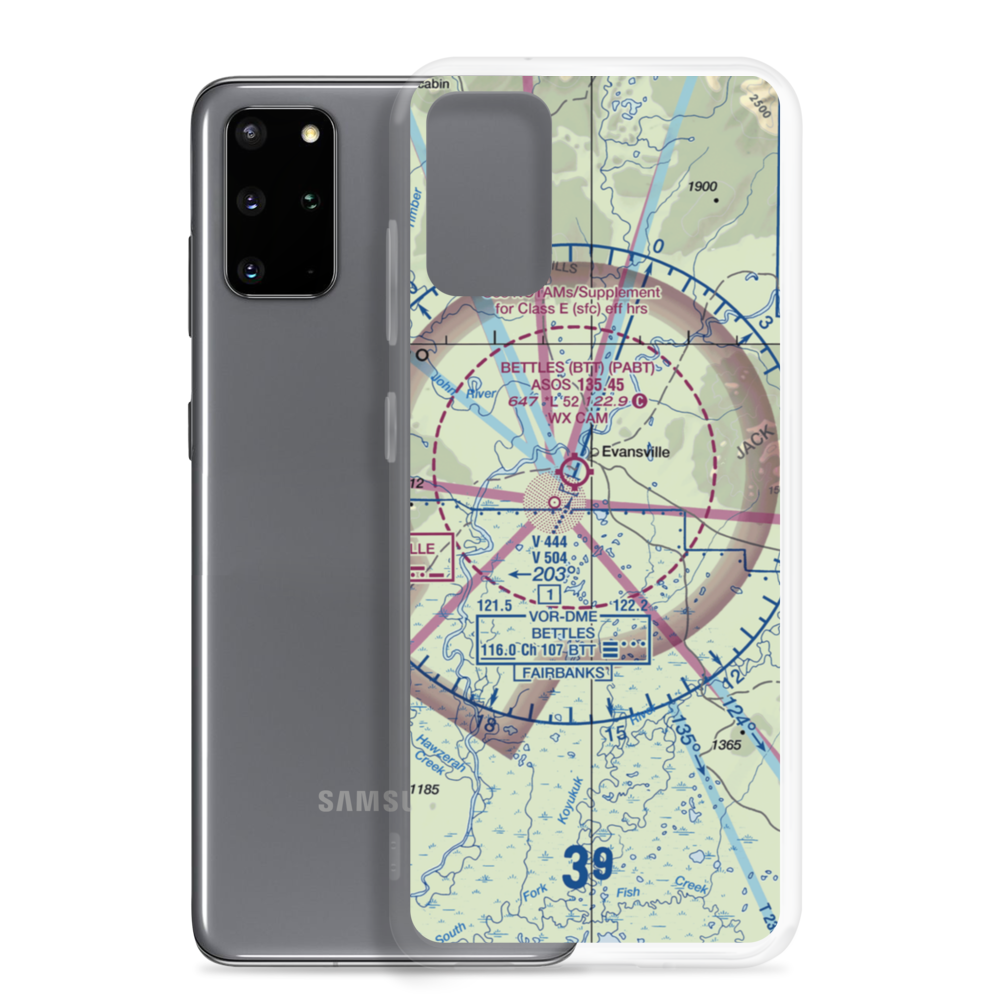 Vor Lake Waterlane Seaplane Base (2A4) VFR Sectional Samsung Case Samsung Galaxy S20 Plus model shown