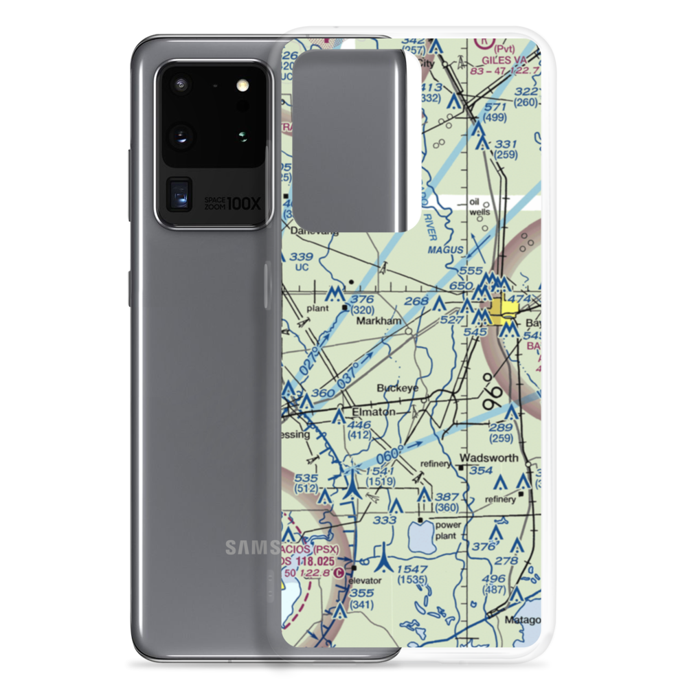 W D Cornilius Ranch Airport (XS07) VFR Sectional Samsung Case Samsung Galaxy S20 Ultra model shown