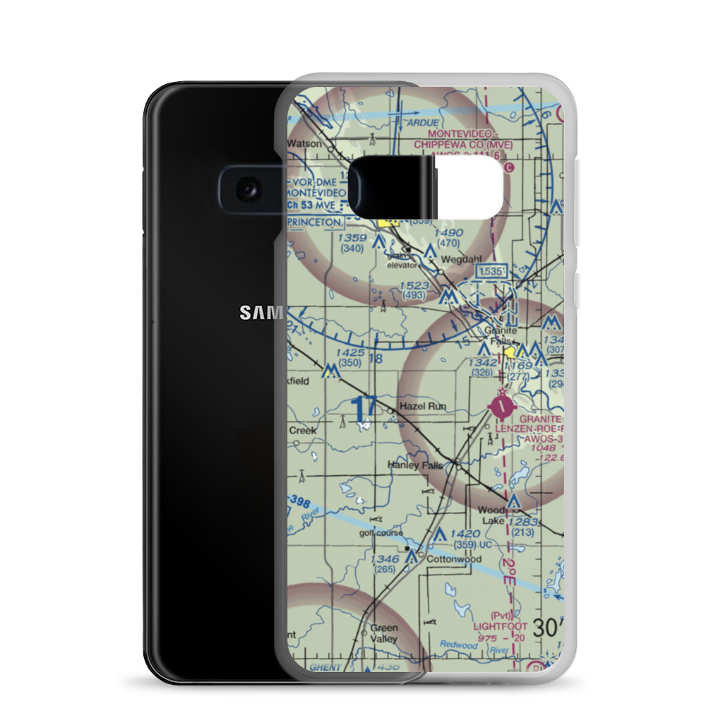 W Johnson Field (09MN) VFR Sectional Samsung Case Samsung Galaxy S10e model shown