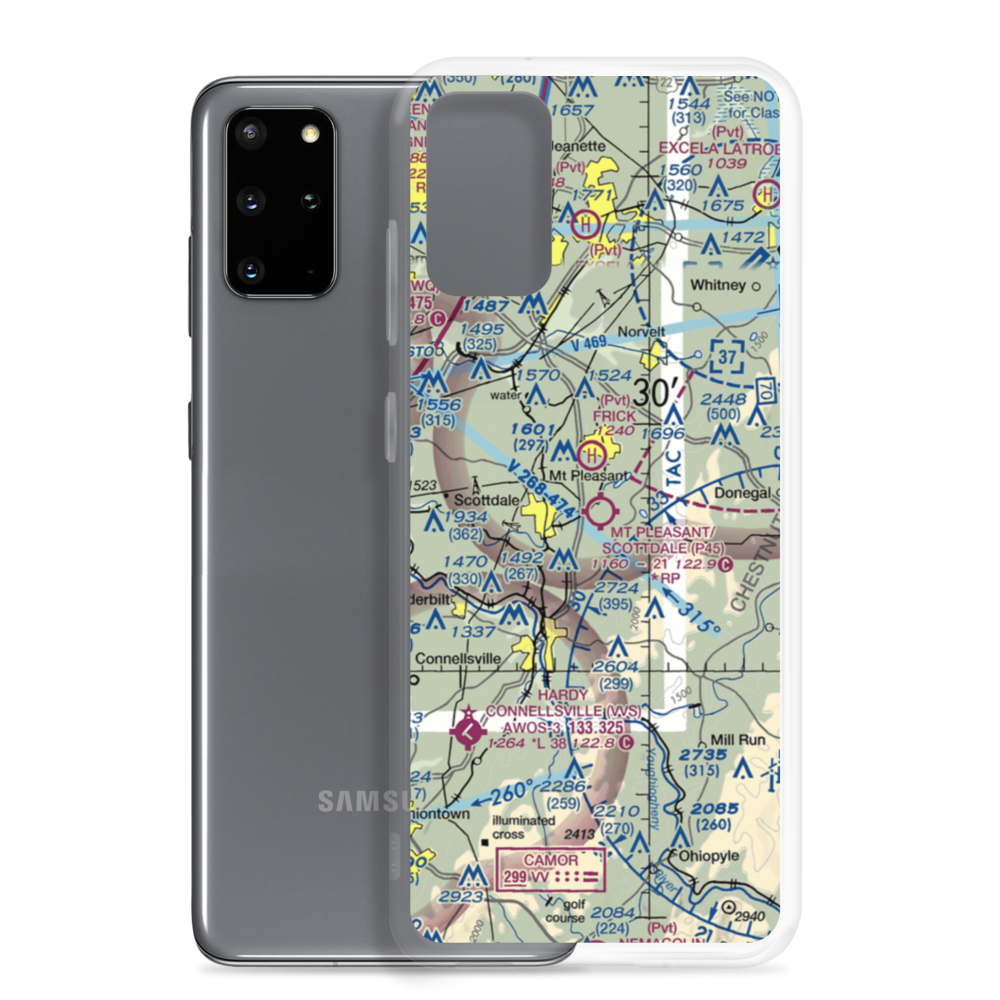 W.P.H.S. Heliport (P99) VFR Sectional Samsung Case Samsung Galaxy S20 Plus model shown