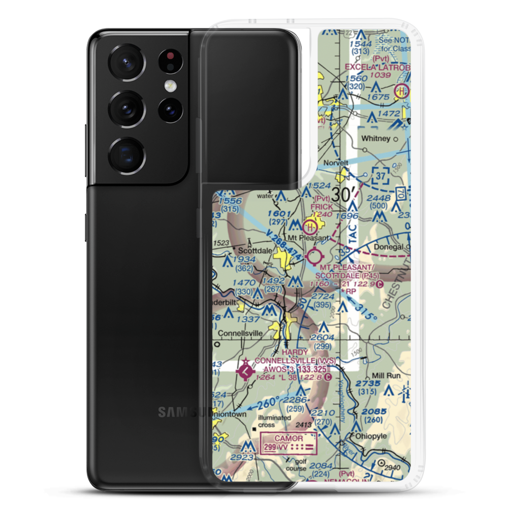 W.P.H.S. Heliport (P99) VFR Sectional Samsung Case Samsung Galaxy S21 Ultra model shown