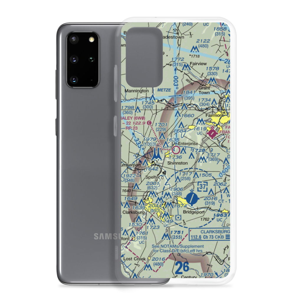 Wade F Maley Field (6W0) VFR Sectional Samsung Case Samsung Galaxy S20 Plus model shown