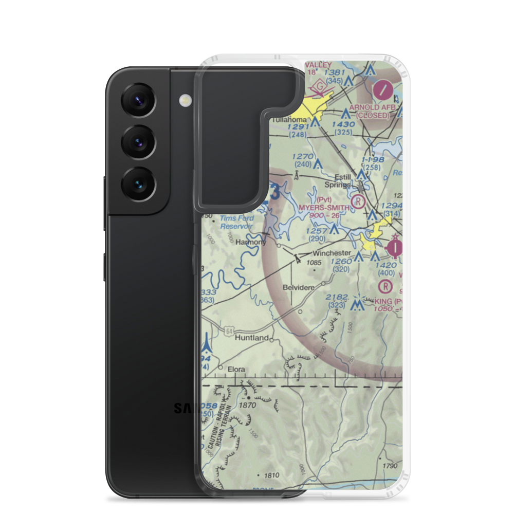 Wagner Field (1TN3) VFR Sectional Samsung Case Samsung Galaxy S22 model shown