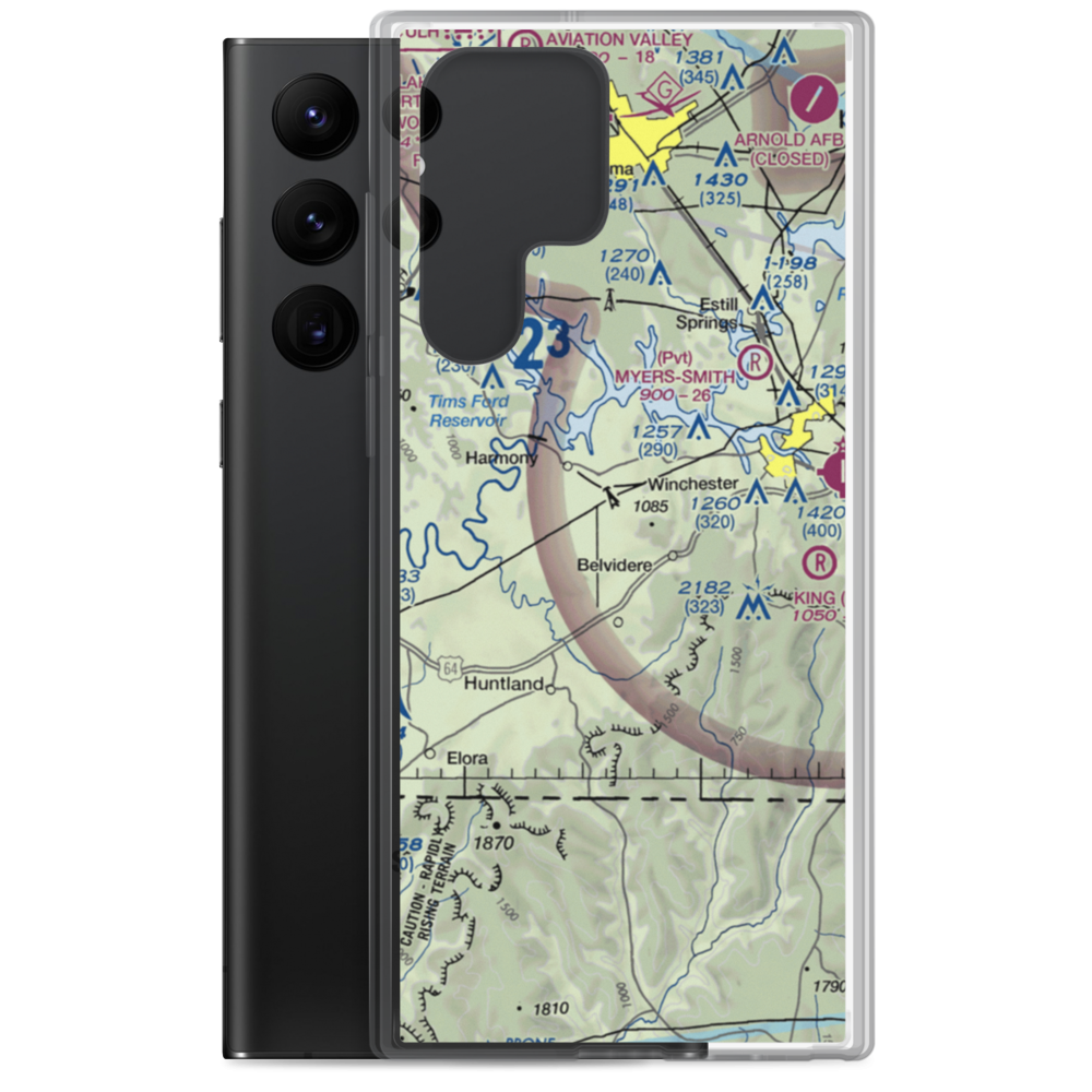 Wagner Field (1TN3) VFR Sectional Samsung Case Samsung Galaxy S22 Ultra model shown