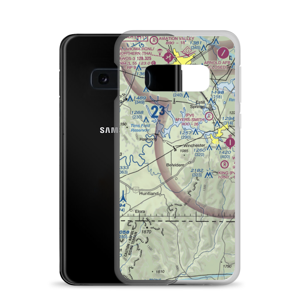 Wagner Field (1TN3) VFR Sectional Samsung Case Samsung Galaxy S10e model shown