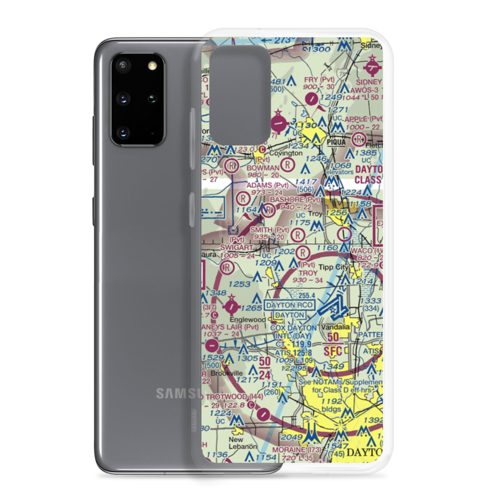 Wagner International Airport (OI06) VFR Sectional Samsung Case Samsung Galaxy S20 Plus model shown