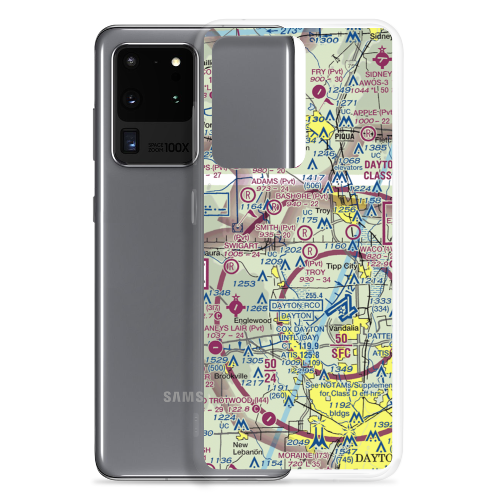 Wagner International Airport (OI06) VFR Sectional Samsung Case Samsung Galaxy S20 Ultra model shown