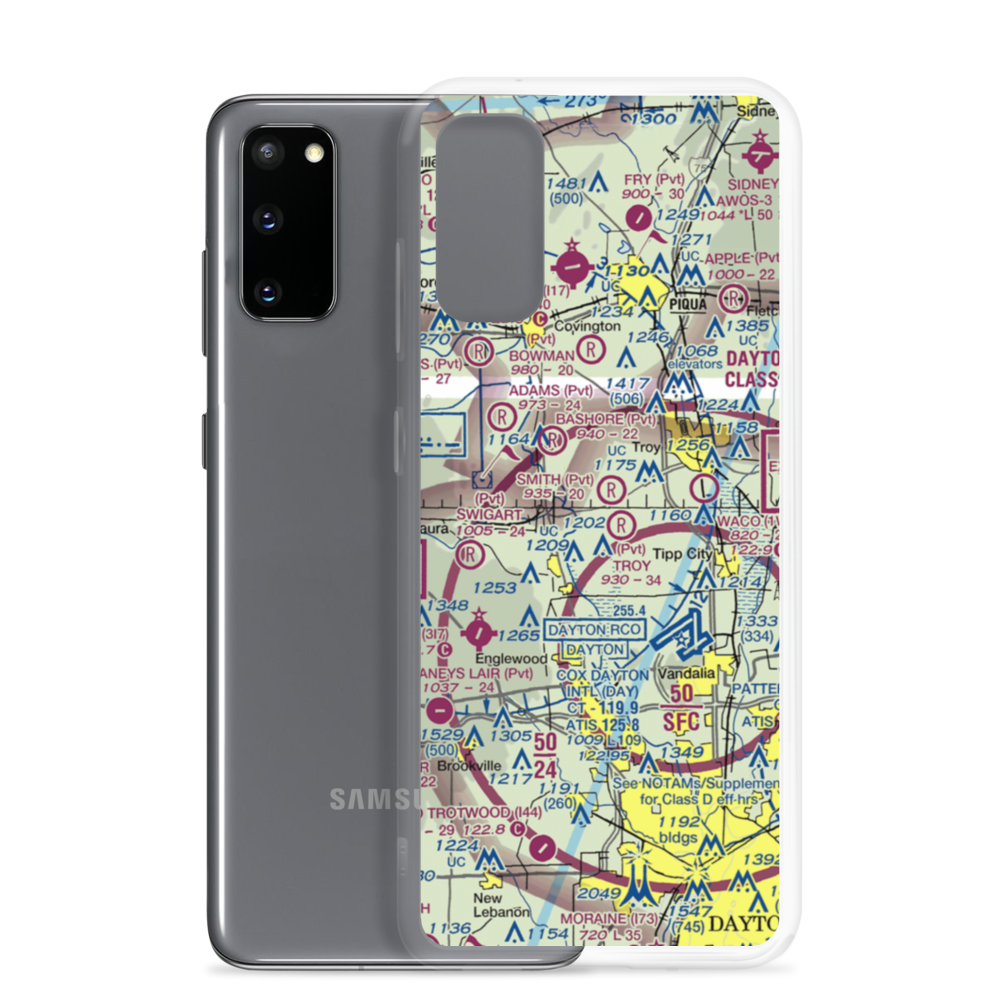 Wagner International Airport (OI06) VFR Sectional Samsung Case Samsung Galaxy S20 model shown