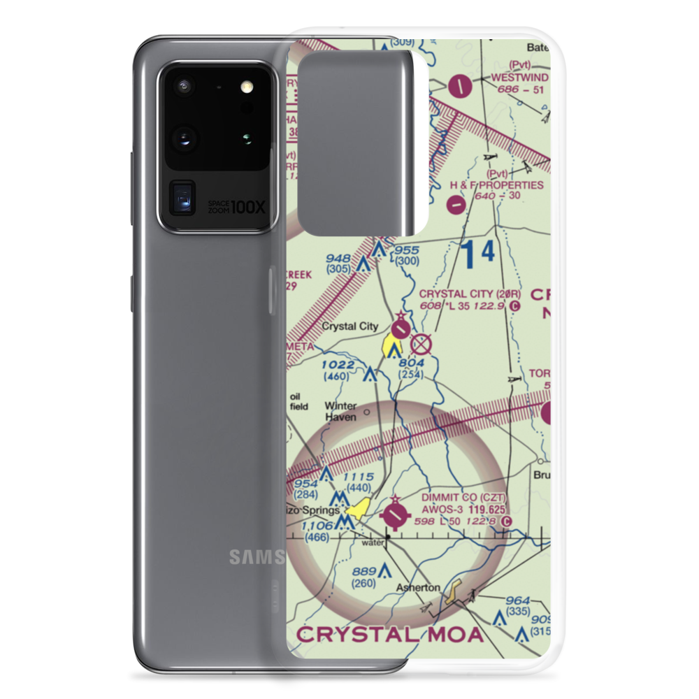 Wagner-Braxdale Airport (2TE8) VFR Sectional Samsung Case Samsung Galaxy S20 Ultra model shown