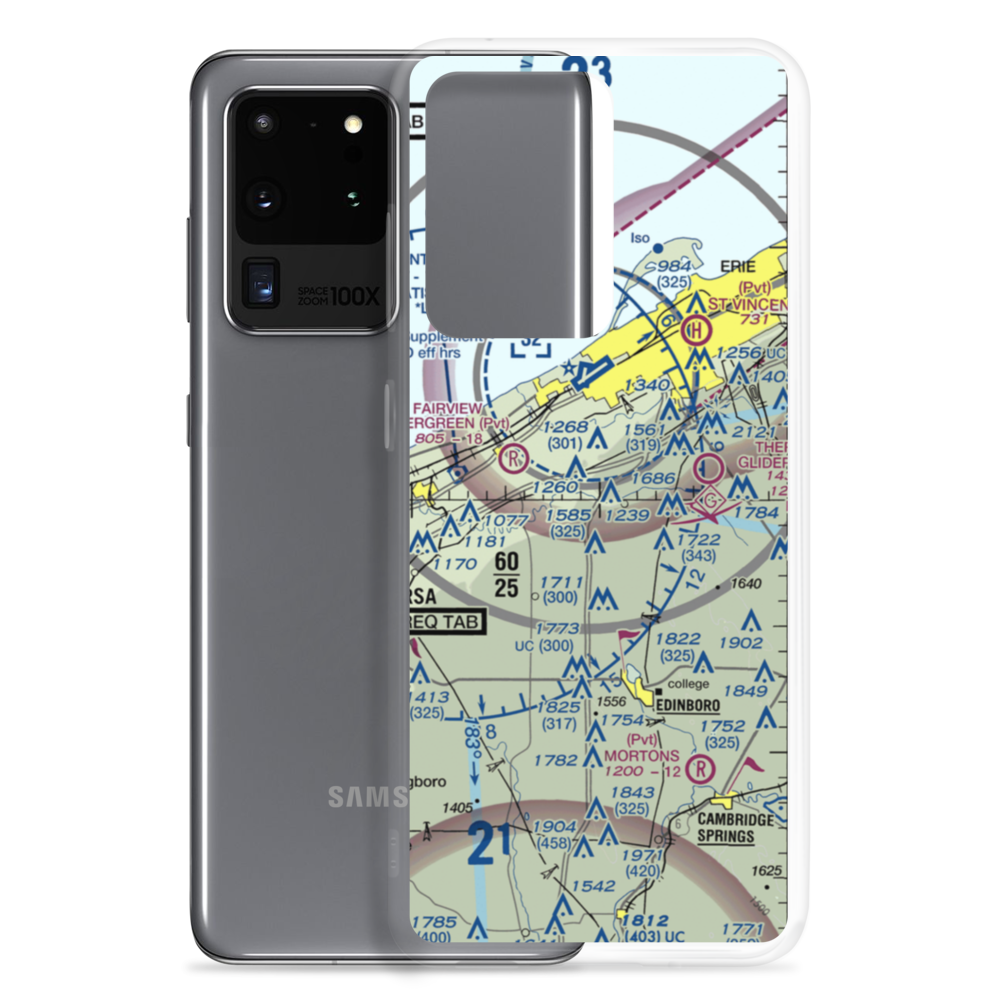 Waisley Airport (38PN) VFR Sectional Samsung Case Samsung Galaxy S20 Ultra model shown