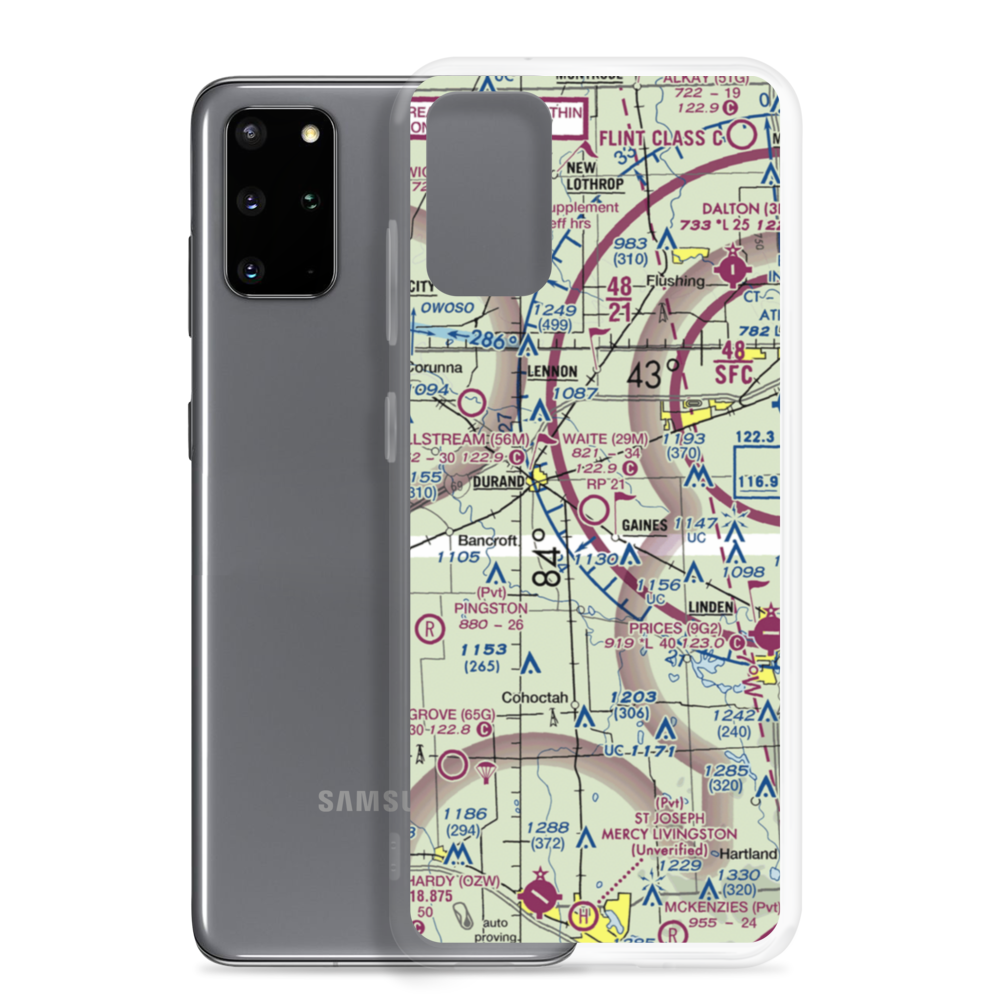 Waite Field Airport (29M) VFR Sectional Samsung Case Samsung Galaxy S20 Plus model shown