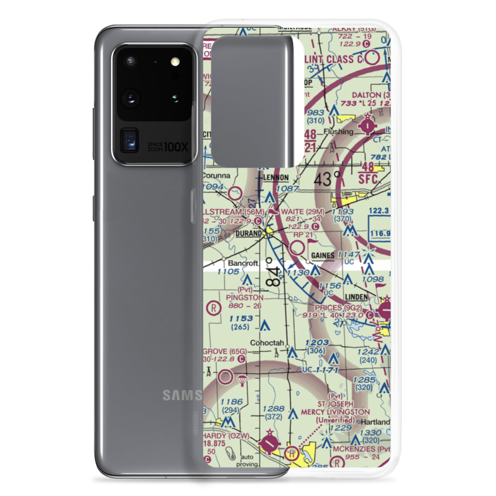 Waite Field Airport (29M) VFR Sectional Samsung Case Samsung Galaxy S20 Ultra model shown