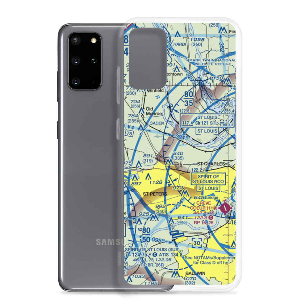 Waldmeister Farm Airport (45MO) VFR Sectional Samsung Case Samsung Galaxy S20 Plus model shown