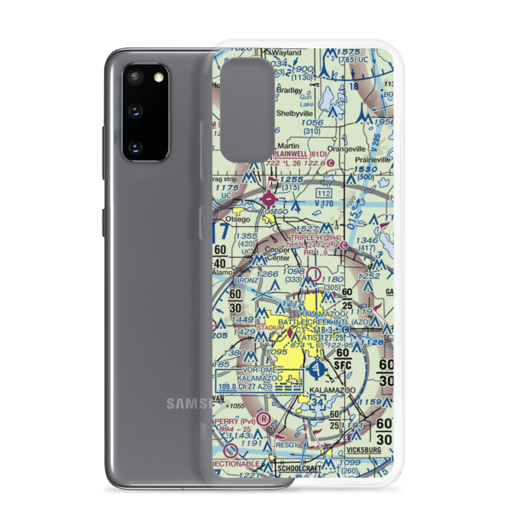Walker Airport (7MI7) VFR Sectional Samsung Case Samsung Galaxy S20 model shown