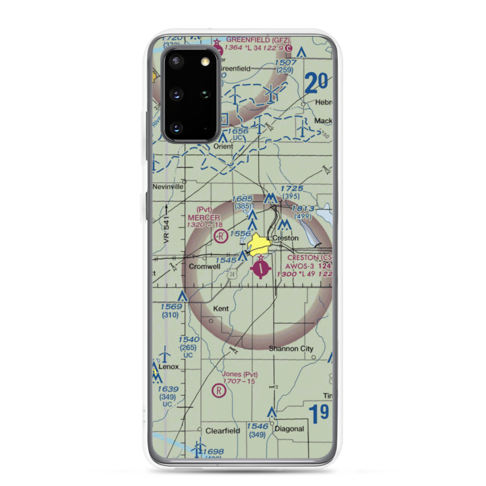 Wallace Field (1IA4) VFR Sectional Samsung Case Samsung Galaxy S20 Plus model shown
