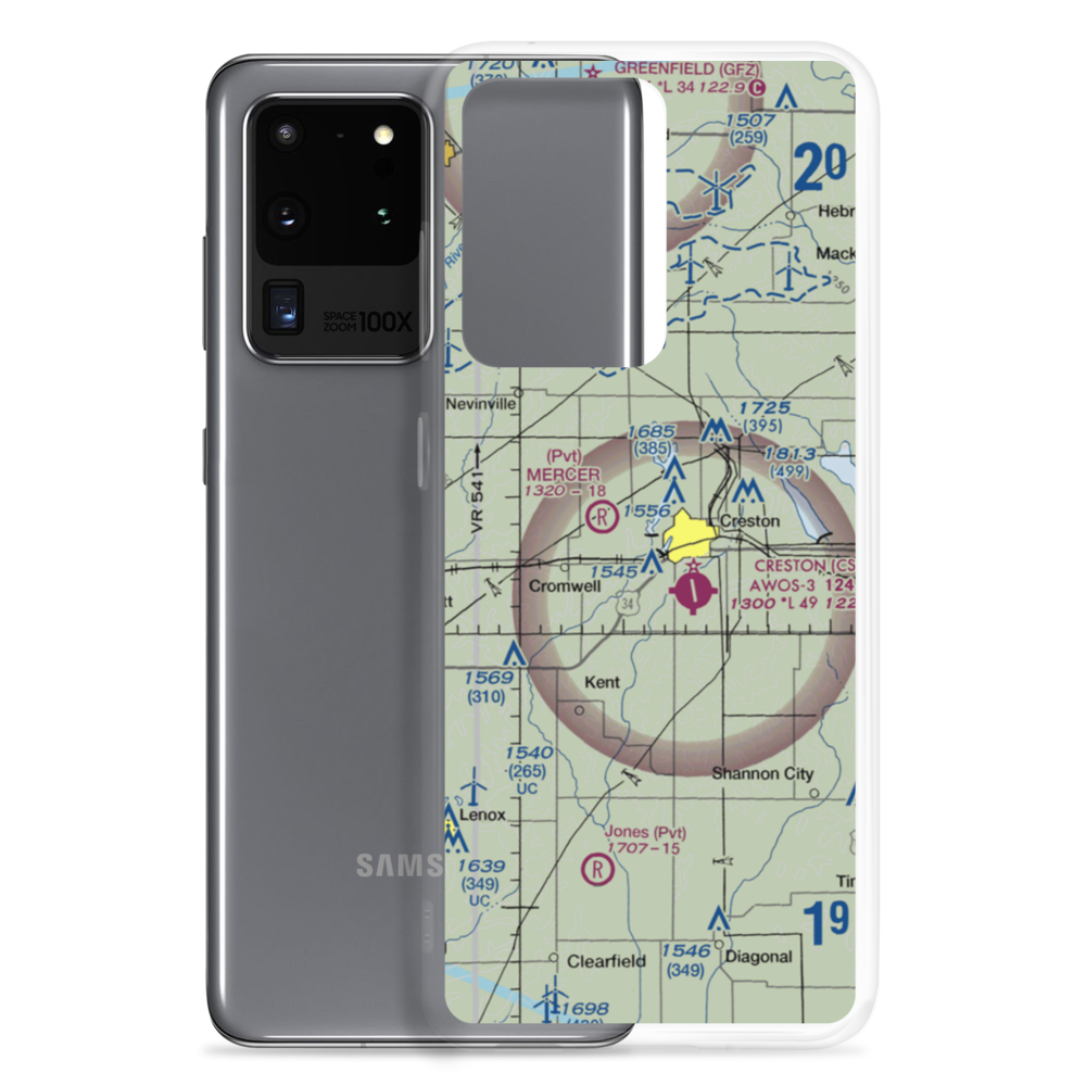 Wallace Field (1IA4) VFR Sectional Samsung Case Samsung Galaxy S20 Ultra model shown