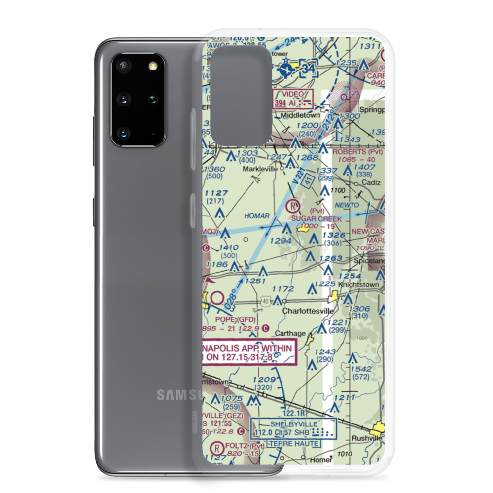 Wallace Field (II78) VFR Sectional Samsung Case Samsung Galaxy S20 Plus model shown