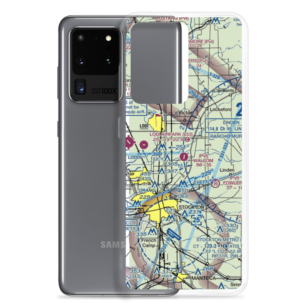Wallom Field (8CA8) VFR Sectional Samsung Case Samsung Galaxy S20 Ultra model shown
