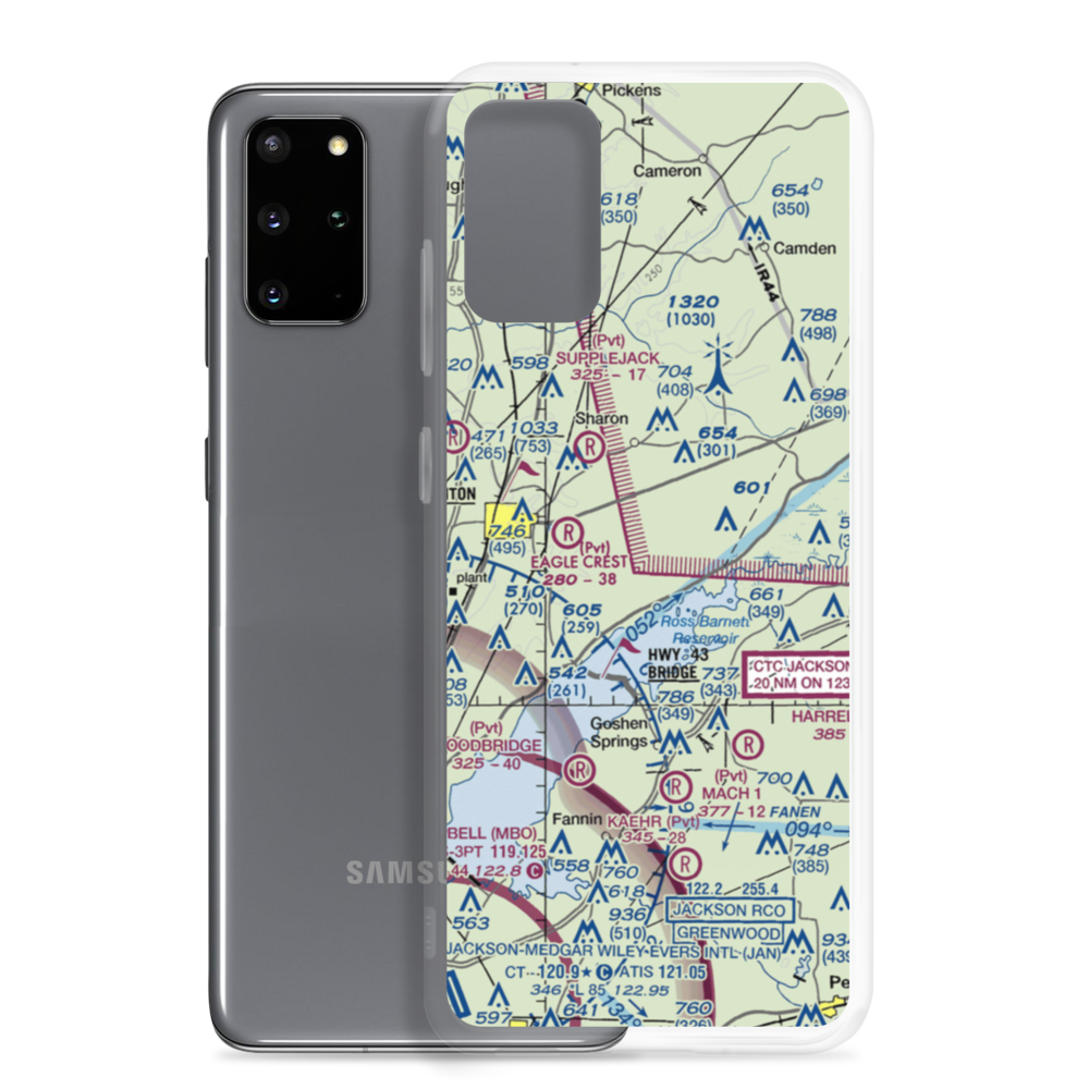 Walnut Creek Airport (5MS4) VFR Sectional Samsung Case Samsung Galaxy S20 Plus model shown