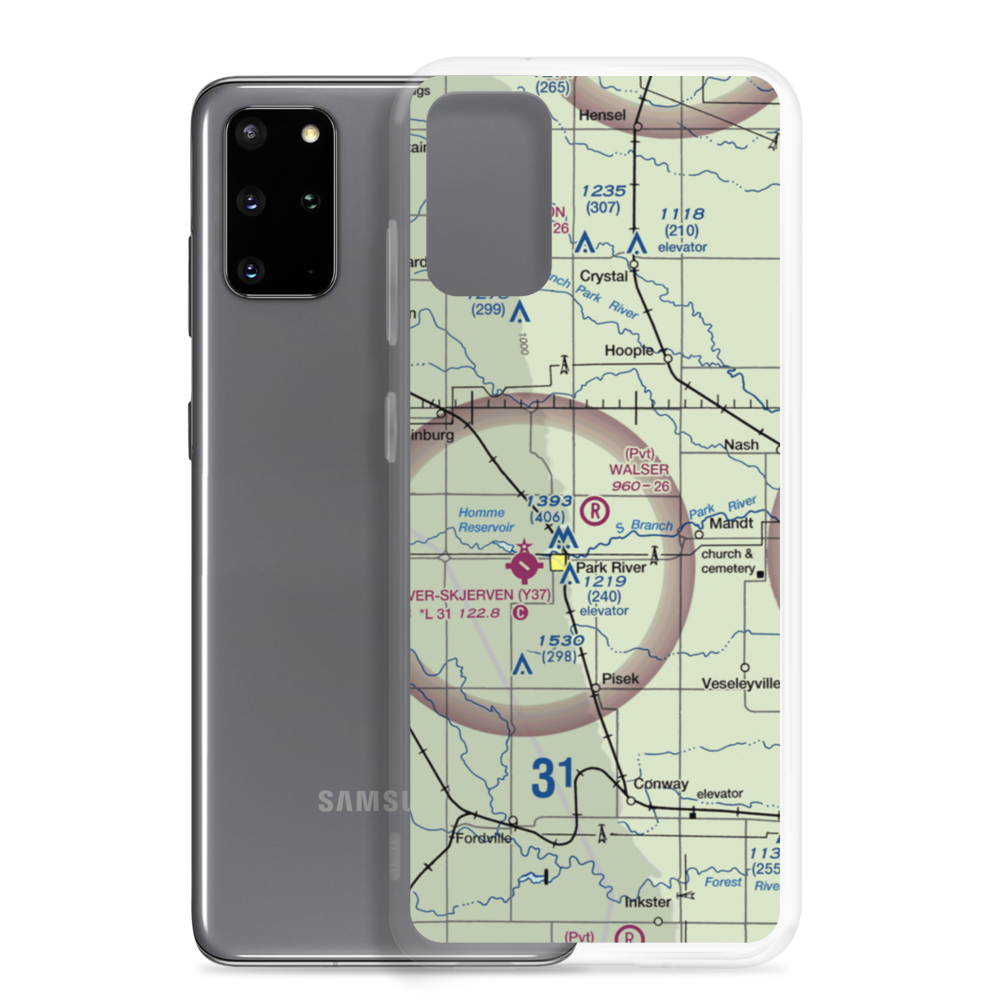 Walser Strip (97ND) VFR Sectional Samsung Case Samsung Galaxy S20 Plus model shown