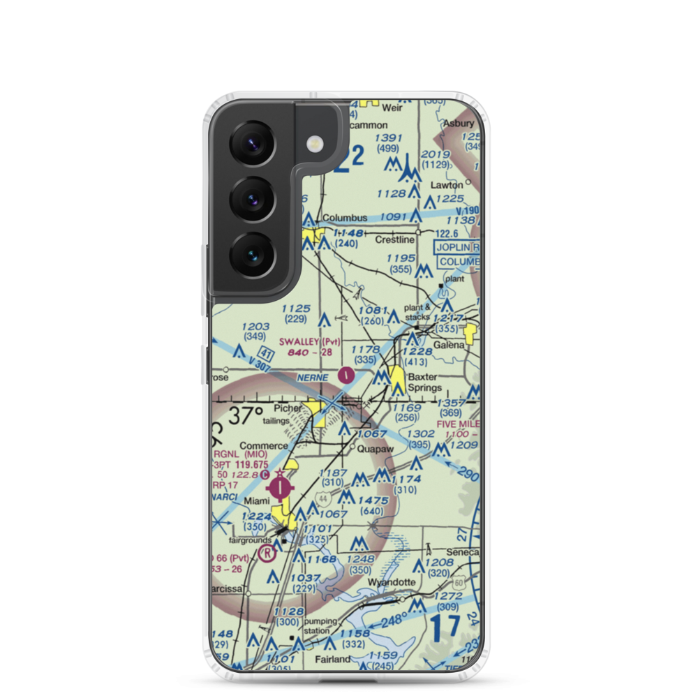Walter A Swalley Airpark (78KS) VFR Sectional Samsung Case Samsung Galaxy S22 model shown