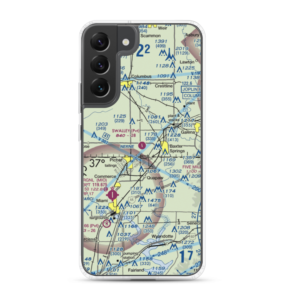 Walter A Swalley Airpark (78KS) VFR Sectional Samsung Case Samsung Galaxy S22 Plus model shown
