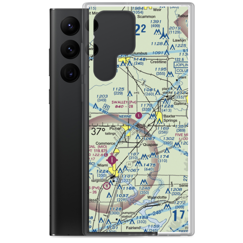 Walter A Swalley Airpark (78KS) VFR Sectional Samsung Case Samsung Galaxy S22 Ultra model shown