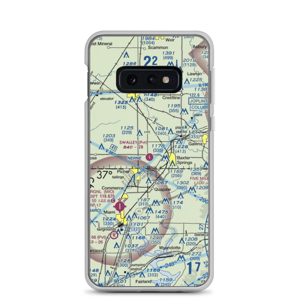Walter A Swalley Airpark (78KS) VFR Sectional Samsung Case Samsung Galaxy S10e model shown