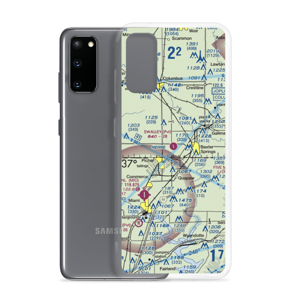 Walter A Swalley Airpark (78KS) VFR Sectional Samsung Case Samsung Galaxy S20 model shown