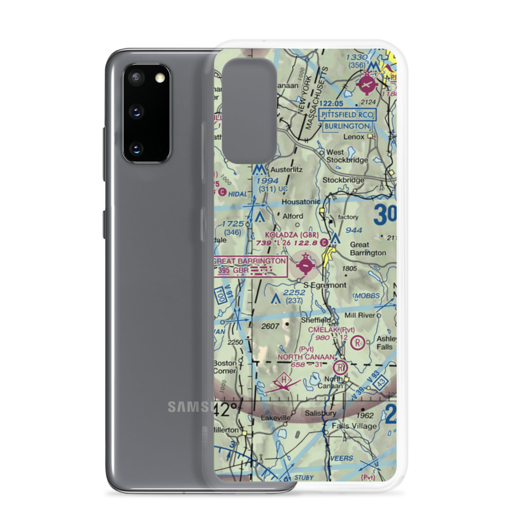 Walter J. Koladza Airport (GBR) VFR Sectional Samsung Case Samsung Galaxy S20 model shown