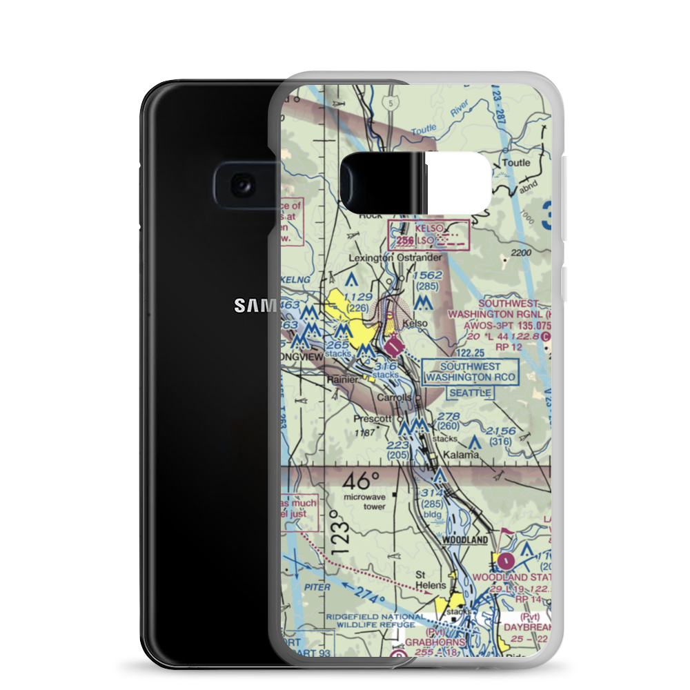 Walters Arv Ultralightport (WN80) VFR Sectional Samsung Case Samsung Galaxy S10e model shown
