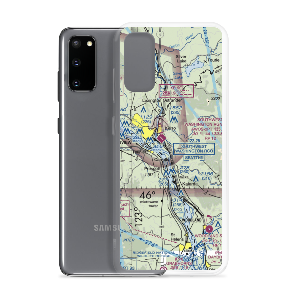 Walters Arv Ultralightport (WN80) VFR Sectional Samsung Case Samsung Galaxy S20 model shown