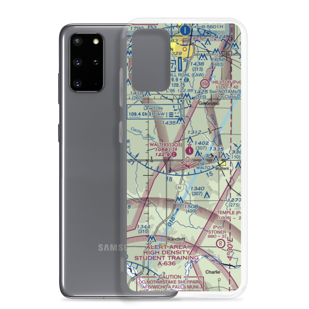 Walters Municipal Airport (3O5) VFR Sectional Samsung Case Samsung Galaxy S20 Plus model shown