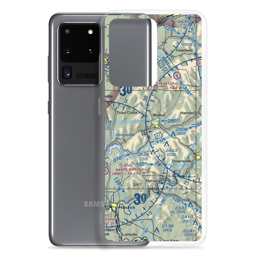 Walton Airport (2NK7) VFR Sectional Samsung Case Samsung Galaxy S20 Ultra model shown