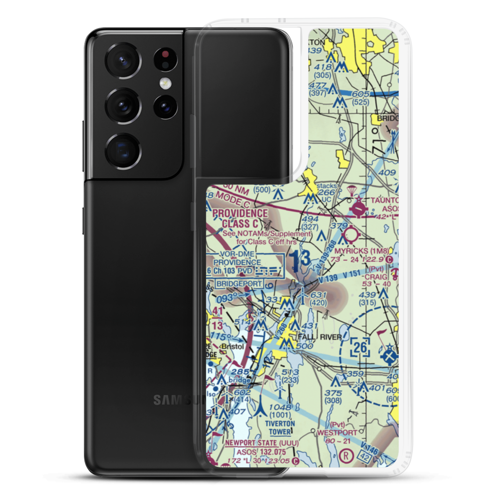 Wamsetto Seaplane Base (27MA) VFR Sectional Samsung Case Samsung Galaxy S21 Ultra model shown