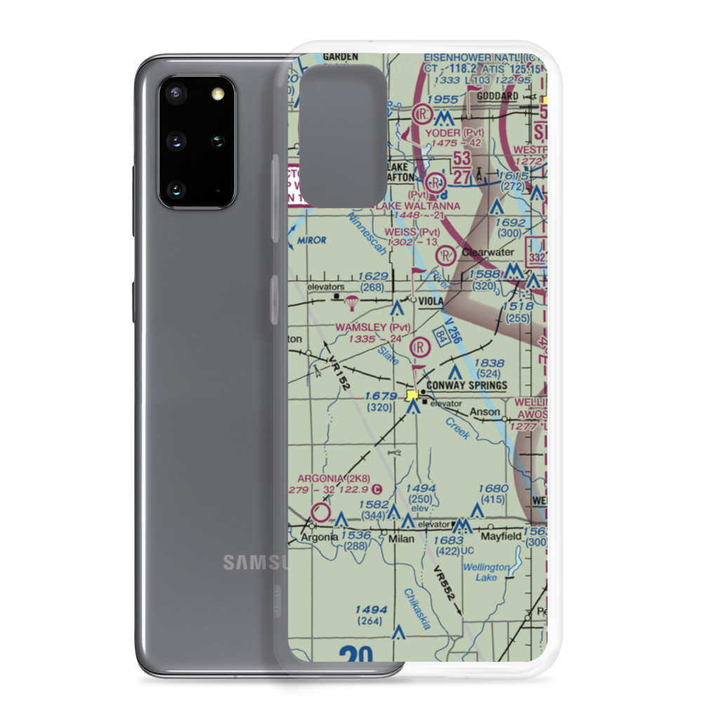 Wamsley Field (SN36) VFR Sectional Samsung Case Samsung Galaxy S20 Plus model shown