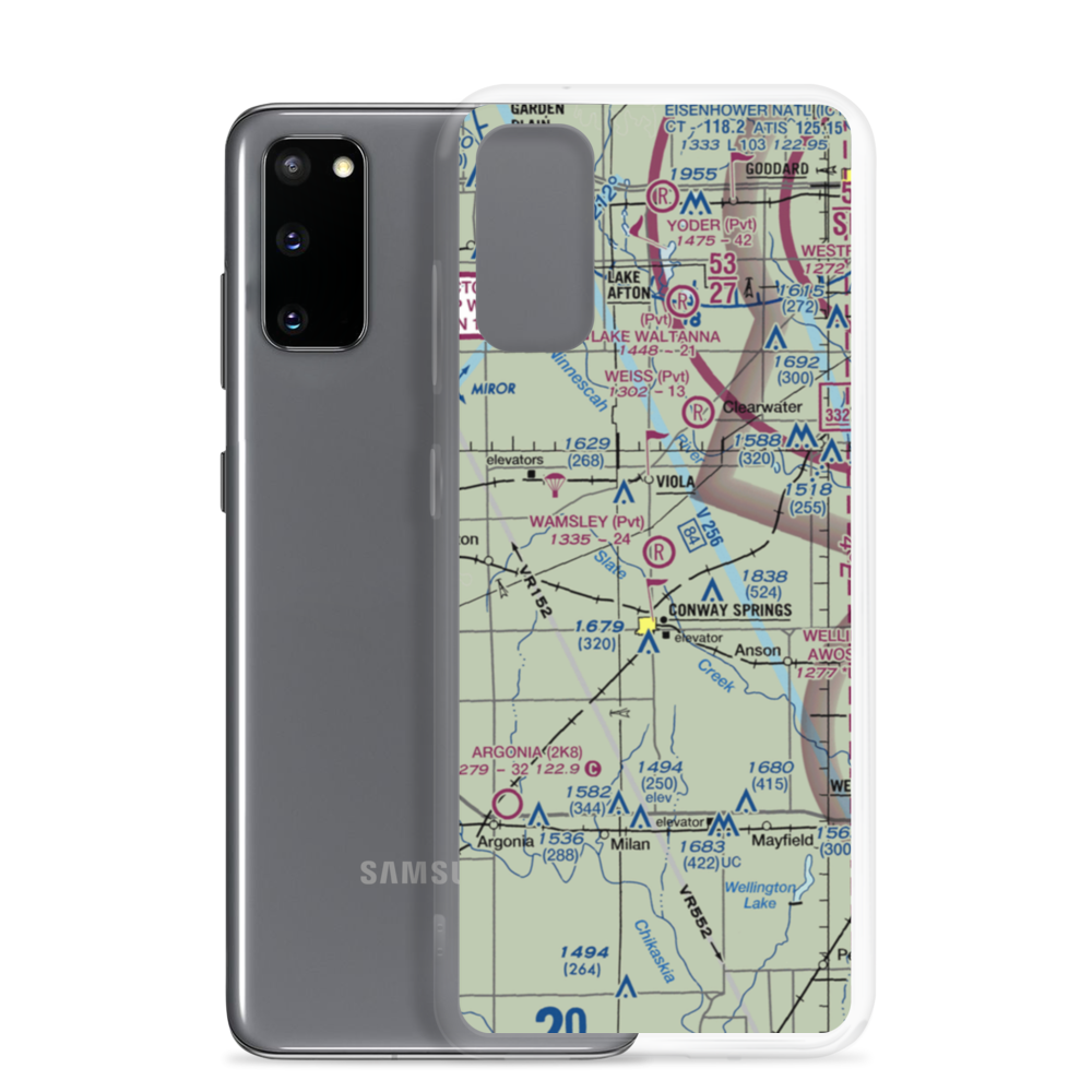 Wamsley Field (SN36) VFR Sectional Samsung Case Samsung Galaxy S20 model shown