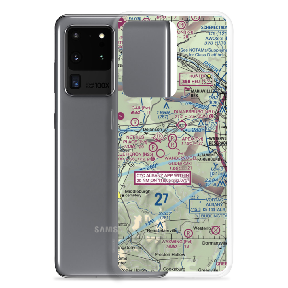 Wandervogel Gliderport (NY77) VFR Sectional Samsung Case Samsung Galaxy S20 Ultra model shown