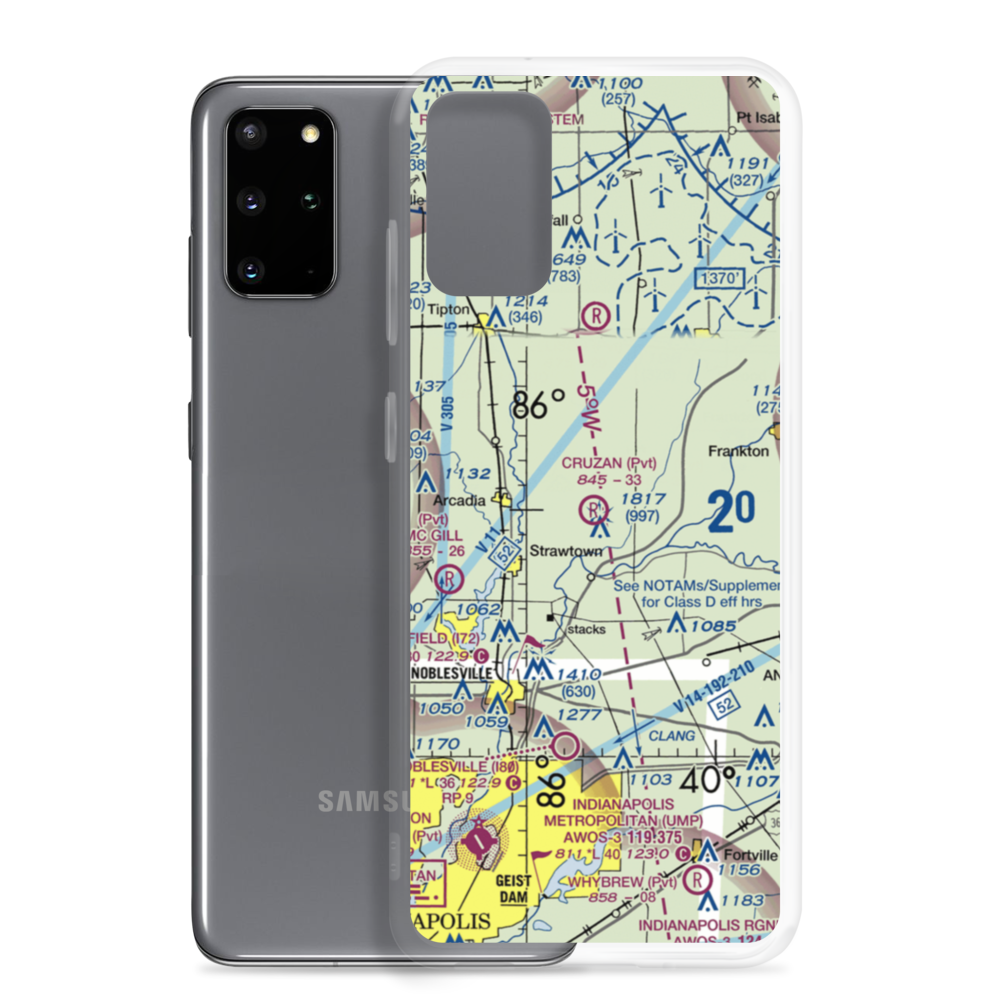 Ward Airport (II27) VFR Sectional Samsung Case Samsung Galaxy S20 Plus model shown