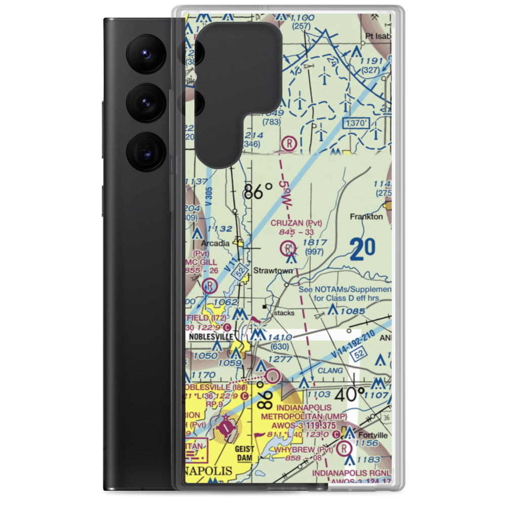 Ward Airport (II27) VFR Sectional Samsung Case Samsung Galaxy S22 Ultra model shown